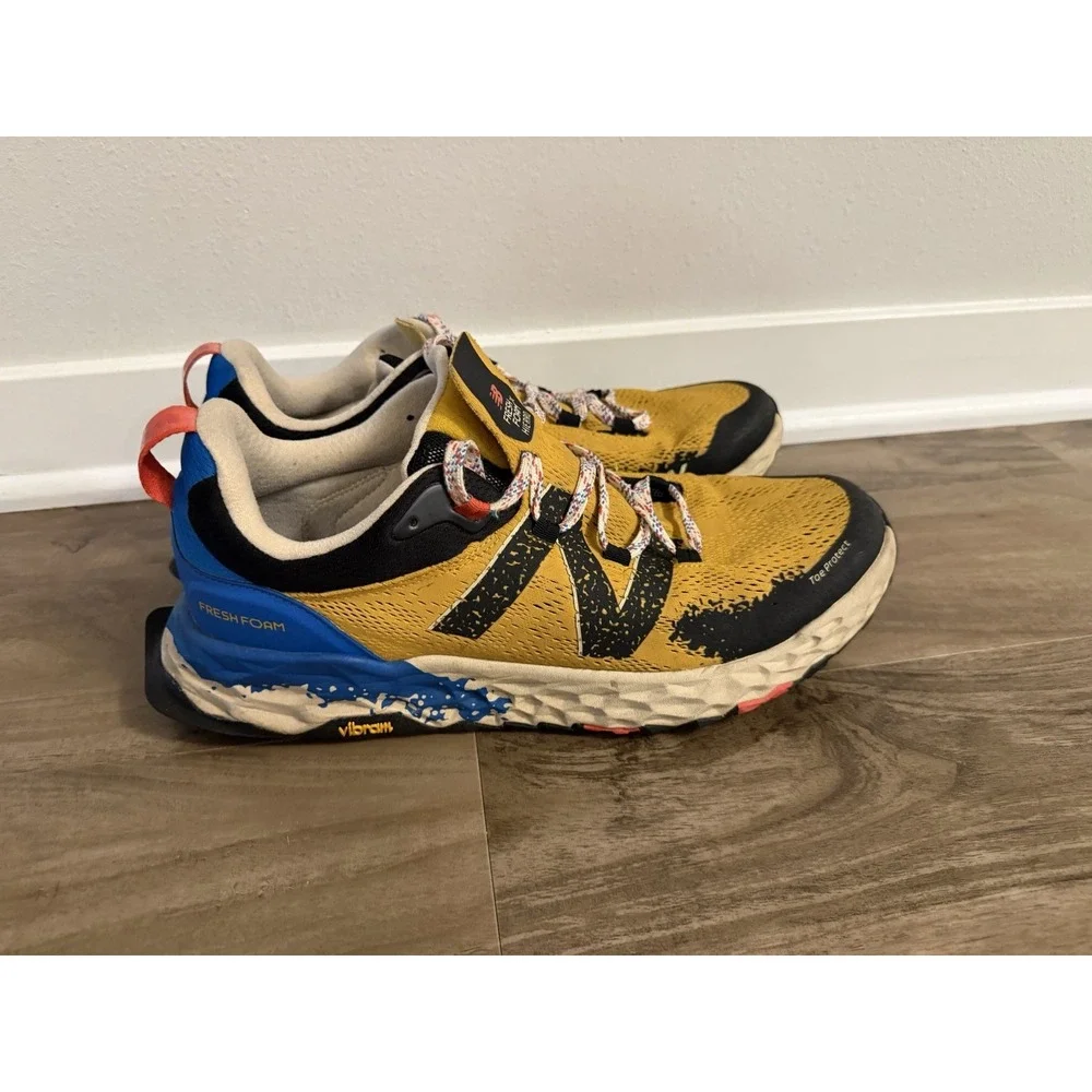 New Balance Fresh Foam X Hierro V5 Shoes Men 14 Varsity Gold Blue MTHIERY5